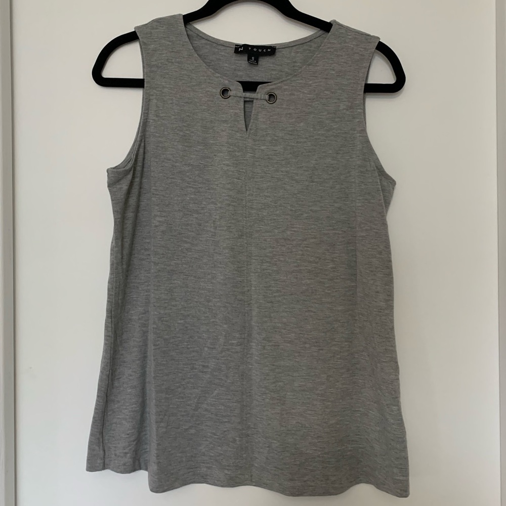 Sleeveless Flowing Tank Top